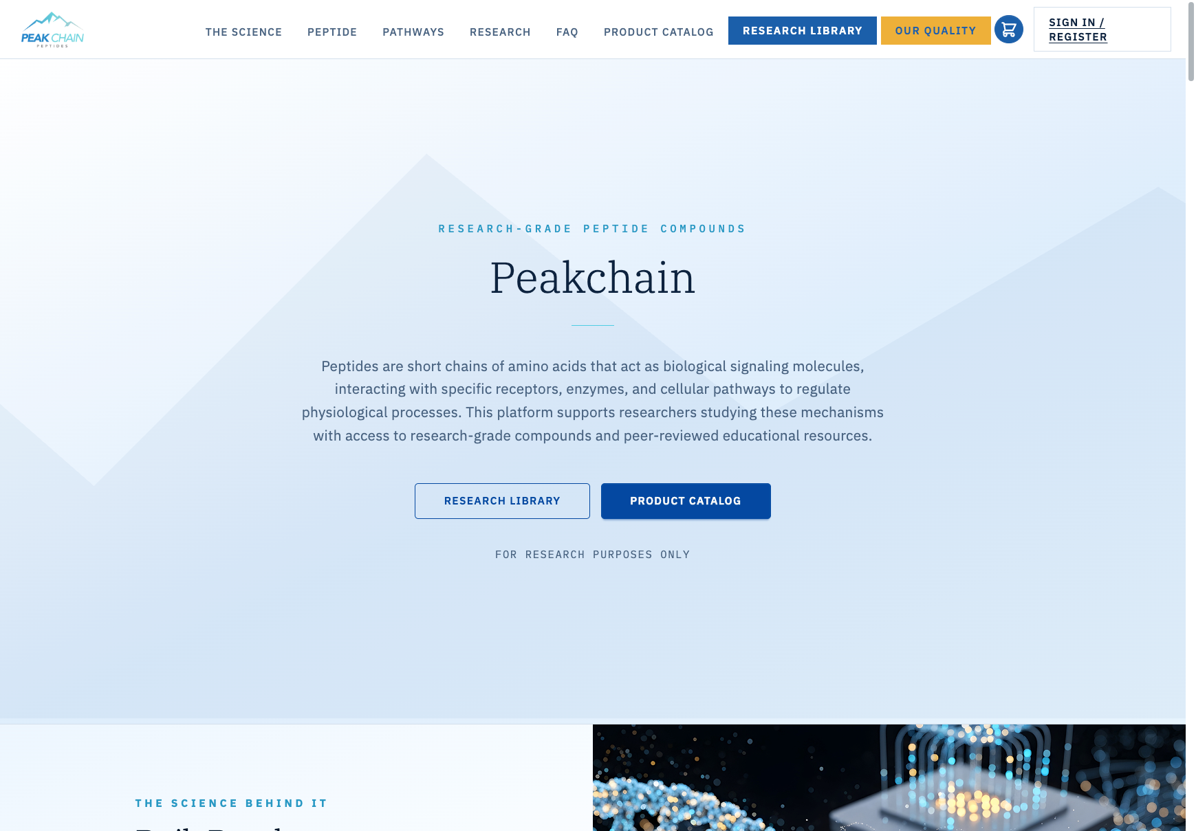 Peak Chain Peptides